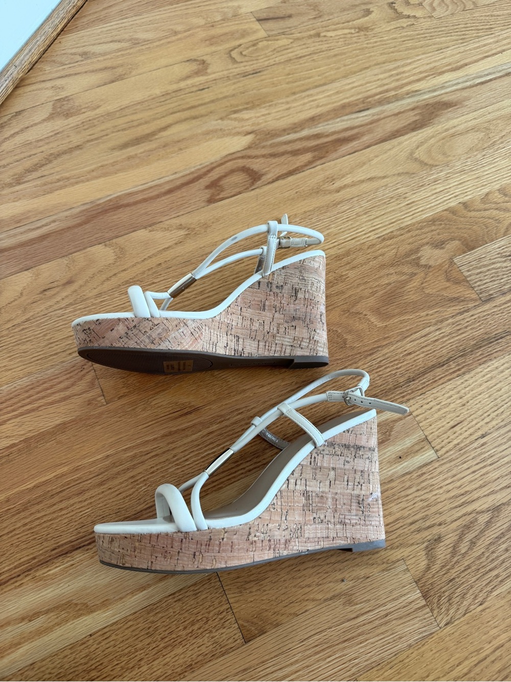 Sexy cork wedge heels sandals platforms